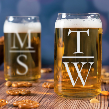 Stacked | Personalized 16oz Beer Can Glass